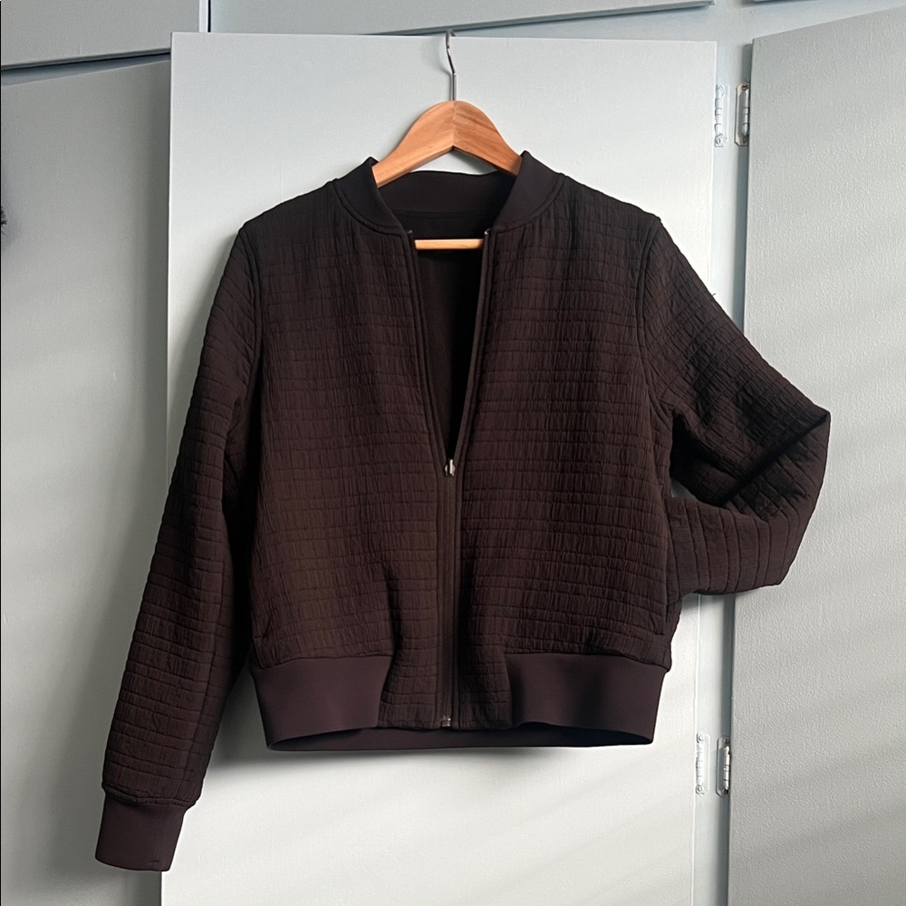Lululemon Reversible Black Quilted Jacket - Serene Travel Bomber